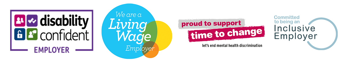 Employer accreditation logos banner
