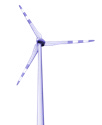 Small image of a wind turbine representing renewable energy.