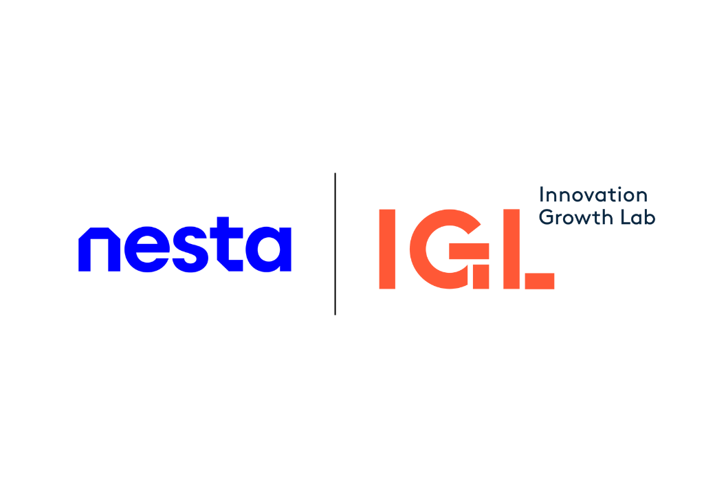 Logos for Nesta and Innovation Growth Lab (IGL), indicating a partnership.
