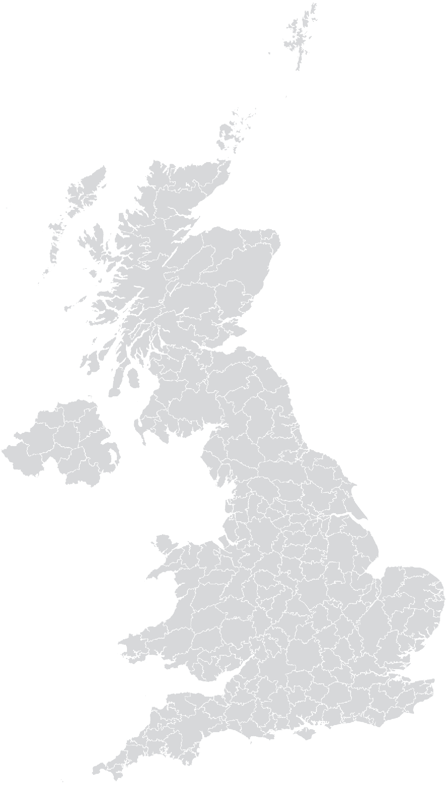 A composite diagram consisting of three main parts: 1) A choropleth map of the UK showing geographical cluster types with different color codes. 2) A city profile correlation heatmap displaying similarities and differences between TTWAs. 3) A profile scores chart indicating median scores for different cluster models across various business metrics.